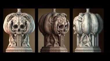 3D модель Проклятый особняк (STL)