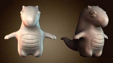 3D модель Дракон Смоки (STL)