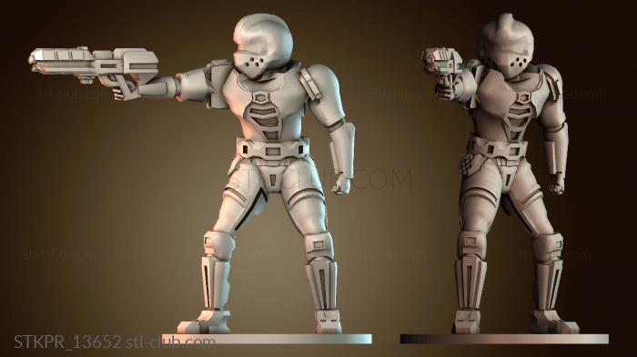 Статуэтки упрощенные Космический воин