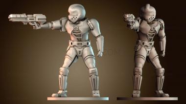 3D модель Космический воин (STL)