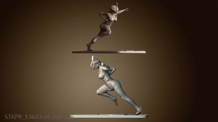 Статуэтки упрощенные Атака киборга