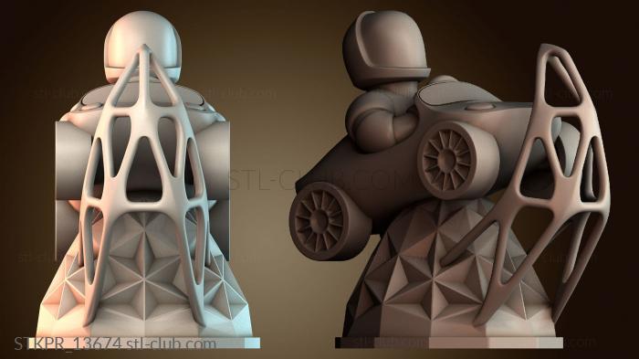 Статуэтки упрощенные Настольная игрушка SpaceXs Starman