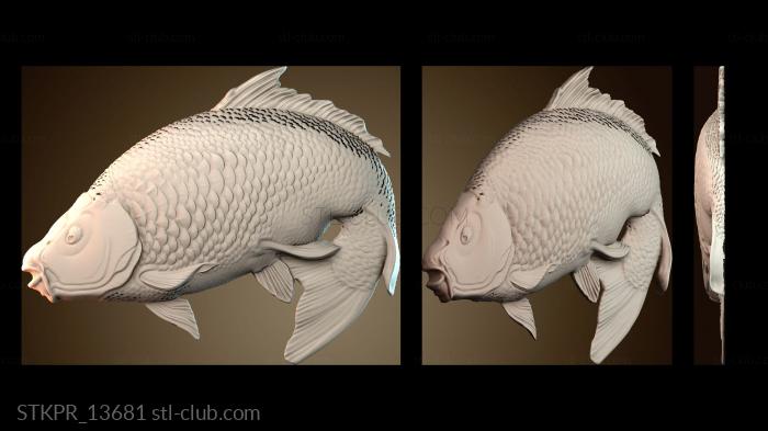 Статуэтки упрощенные Карп – рыба