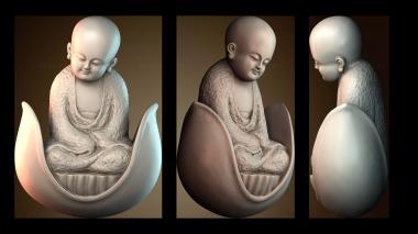 3D модель Маленький монах (STL)