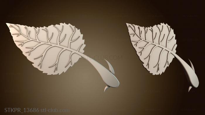 Статуэтки упрощенные Лист