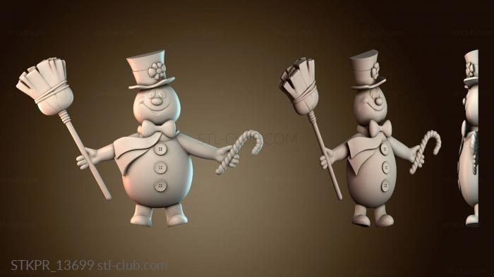 Статуэтки упрощенные Снеговик