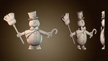 3D модель Снеговик (STL)