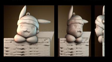 3D модель Вывеска Пикачу (STL)