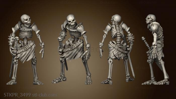 Статуэтки упрощенные Настольная игра skeleton