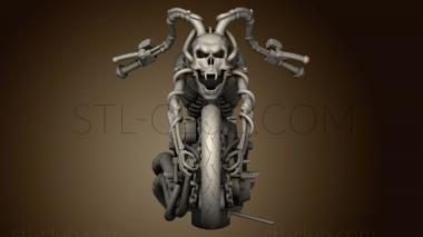 3D модель Статуя мотоцикла Devil Chopper (STL)