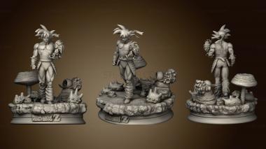 3D модель Бардок в капсулах Dragon Ball с детскими начосами Raditz (STL)