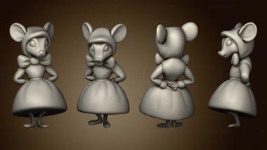 3D модель Персонажи Племени Edge Mice EM Девушка (STL)