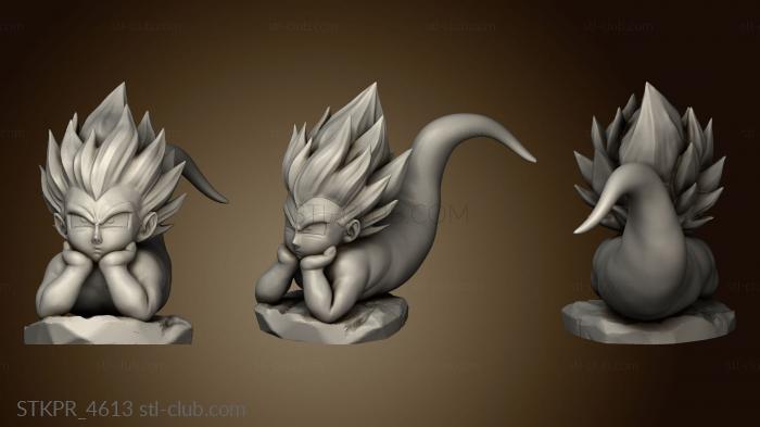 3D модель Призрак готенка из dragon ball Goten Sv (STL)