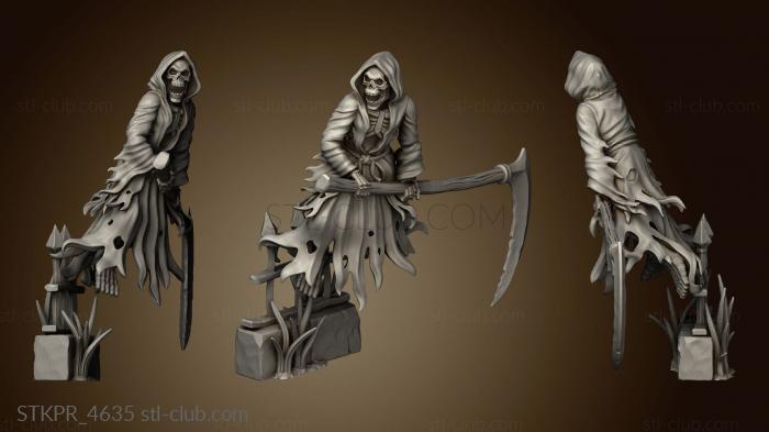 3D модель Мрачные жнецы grim reaper (STL)