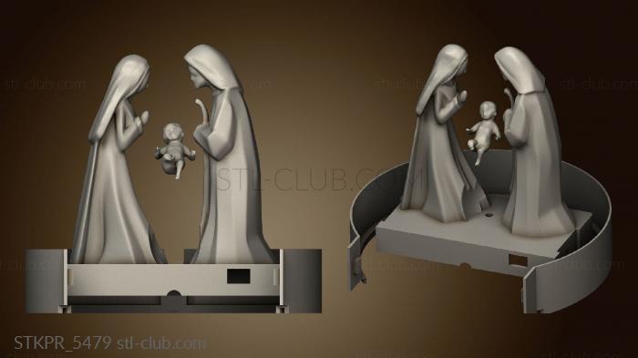 3D модель Ясли с подсветкой (STL)