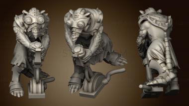 3D модель Гаечный Ключ для Осадных Машин Крысиного Народа (STL)