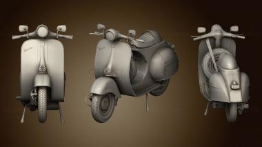 3D модель Кафе-гонщик Vespa (STL)