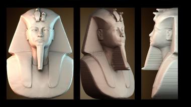 3D модель Бюст фараона (STL)