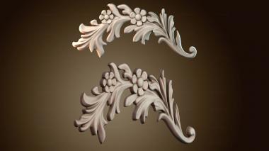 3D модель Узор из листьев (STL)