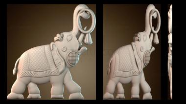 3D модель Слон и кольцо (STL)