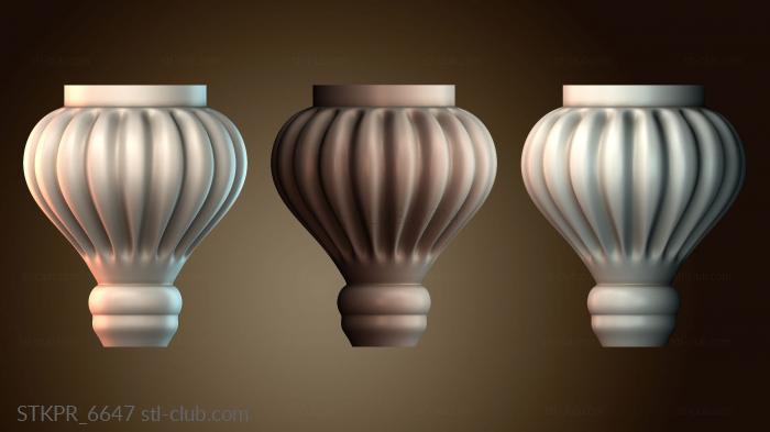 Статуэтки упрощенные Квадратный узор