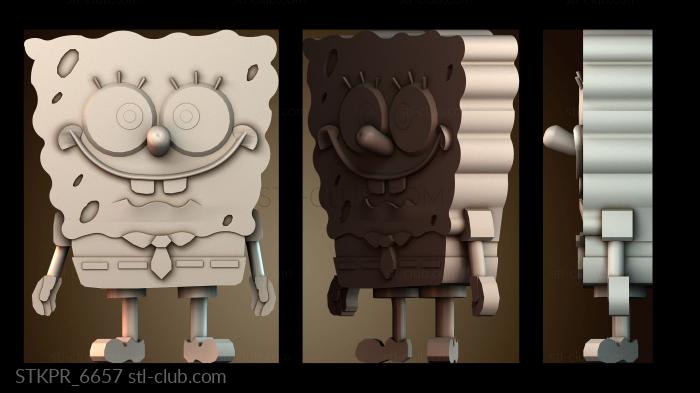 Статуэтки упрощенные Мальчик губка