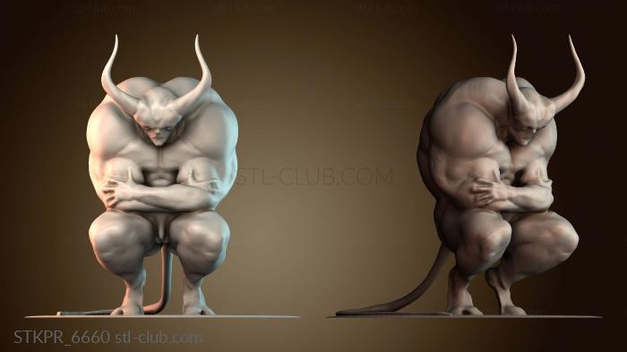 Статуэтки упрощенные Дьявол