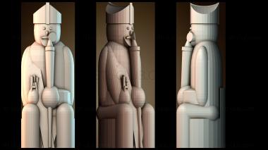 3D модель Льюис епископ (STL)