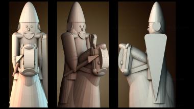 3D модель Льюис Найт (STL)