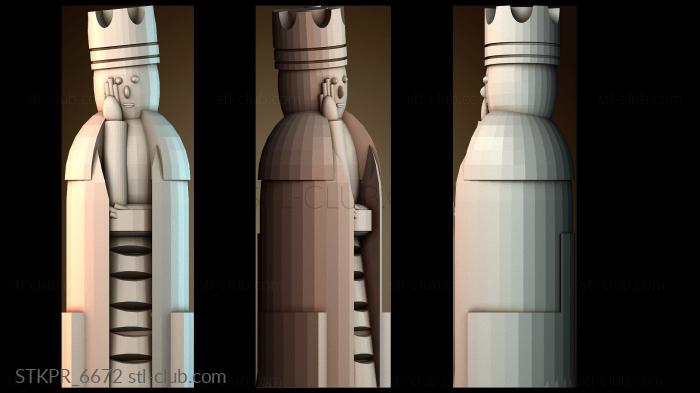 Статуэтки упрощенные Королева Льюиса