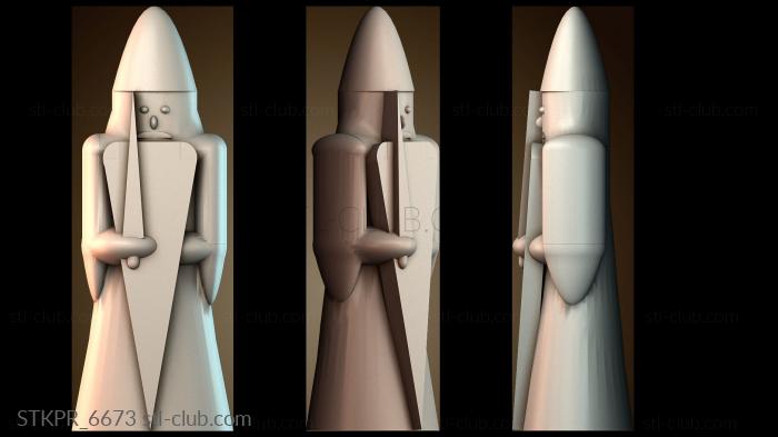 Статуэтки упрощенные Льюис ладья