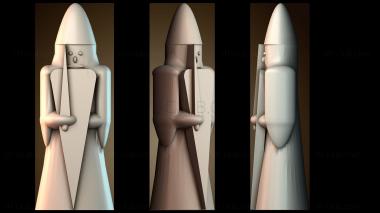 3D модель Льюис ладья (STL)