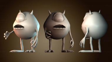 3D модель Майк Вазовски (STL)