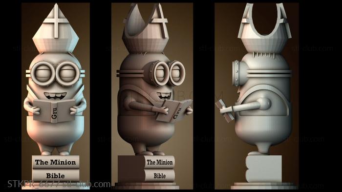 Статуэтки упрощенные Шахматы «Боевой Миньон»