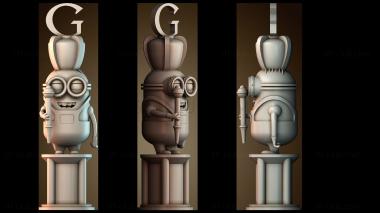 3D модель Шахматы короля миньона (STL)