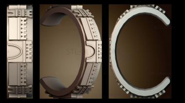 3D модель Браслет с замком (STL)