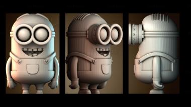 3D модель Миньон Дэйв (STL)