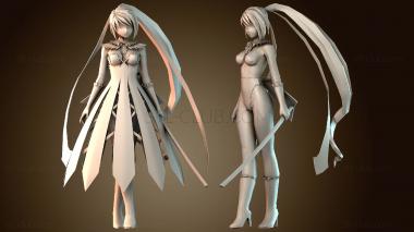 3D модель Аниме девушки (STL)