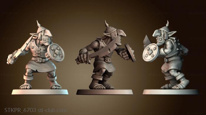 Гоблин воин с щитом