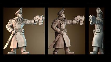 3D модель Комиссар Коп (STL)