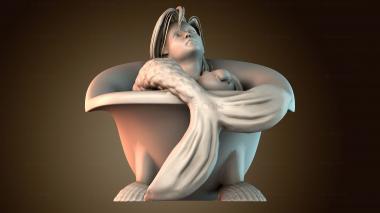 3D модель Русалка (STL)