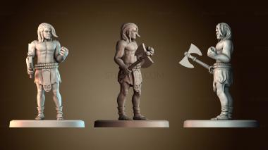 3D модель Воинственные варвары (STL)