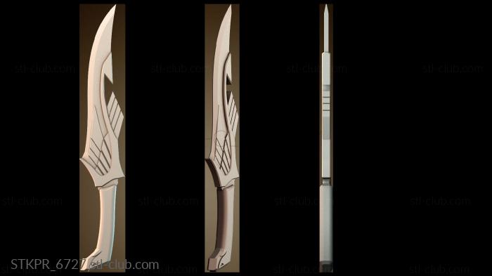 Статуэтки упрощенные Skyrim Elven Dagger Sword