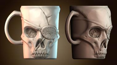 3D модель Пиратская кружка (STL)