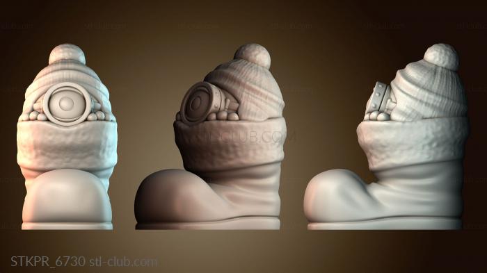 Статуэтки упрощенные Рождество в сапогах миньона