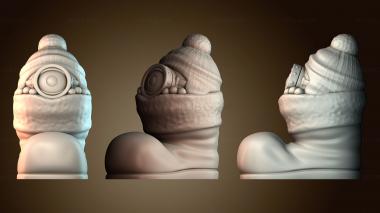 3D модель Рождество в сапогах миньона (STL)