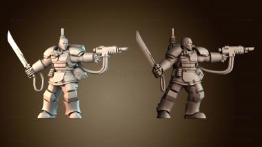 3D модель Касркин с лезвием (STL)