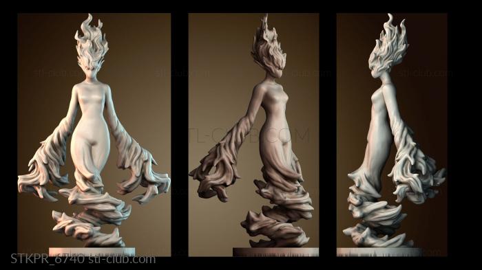 Статуэтки упрощенные Элементаль вспышки