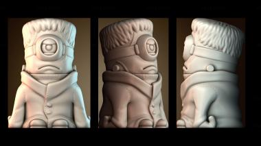 3D модель Миньон Франкенштейн (STL)
