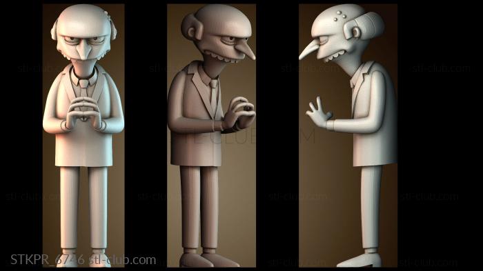 Статуэтки упрощенные Мистер Бернс